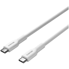 Canyon OnWire 60CL kabel, USB-C na USB-C, 60W, bel (CND-CCAP60AB10W)