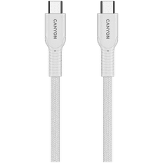 Canyon OnWire 60CL kabel, USB-C na USB-C, 60W, bel (CND-CCAP60AB10W)