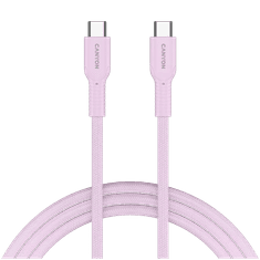 Canyon OnWire 60CL kabel, USB-C na USB-C, 60W, roza (CND-CCAP60AB10PK)