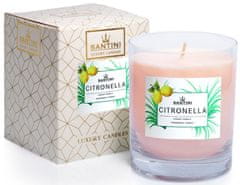 Santini Luksuzna sveča - Citronella, 200g