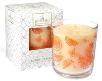 Santini Luksuzna sveča - Spiced Orange Apple, 200g