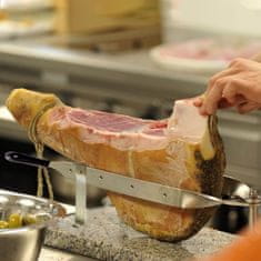 ILSA Stojalo za pršut 61x25xh17cm / marmor, inox, pvc