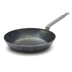 de Buyer Ocelová pánev , 5020.24, BLUE STEEL, styl La Lyonnaise, modrá ocel, 24 cm