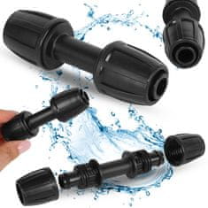 Bellushortus WATERMIL Spojka, Prehod QJ 16x16 mm za sistem zavlaževanja, Vrtna hitra spojka 10 szt