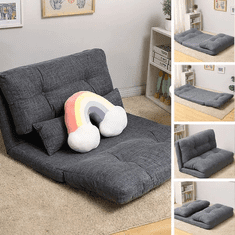 Smania Zložljiv mini talni kavč LoungeFlex | Nastavljivi kavč | Zložljiv kavč za majhne prostore