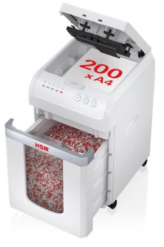 HSM Uničevalec dokumentov auto x200 4x12 p-4 shredstar 1035111