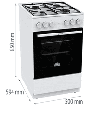 Gorenje GG5A12WH štedilnik