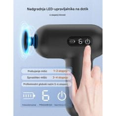 TaoTronics masažna pištola, črna (20-21010-001)