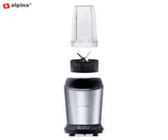 Alpina smoothie blender, 1200 W, 1 L, črno-srebrn