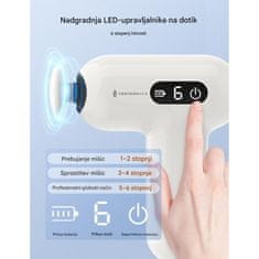 TaoTronics masažna pištola, bela (20-21010-002)