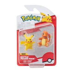 ORBICO Akcijske figurice Pokemon - 2 paketa (Charmander&Pikacu, Squirtle&Pikacu, Bulbusaur&Pikacu - različne različice ali barve