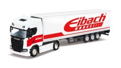 1:43 Tovornjak s prikolico - Scania 770 S - Bela prikolica Eibach