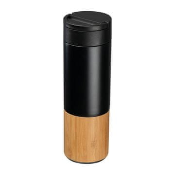 A DESIGN Vakuumska termovka Sheffield z bambusovim dnom – 500 ml