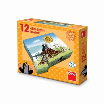 Dino Toys Krtkovo leto - Leseni bloki 12 kosov