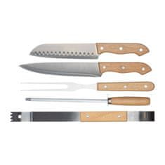 A DESIGN BBQ set z lesenim rezalnim podstavkom in pripomočki Eindhoven