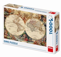 Dino Zgodovinska karta 1000 Puzzle