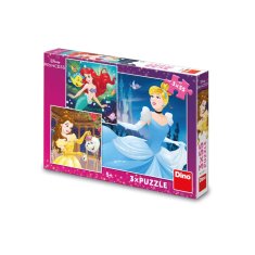 Dino Velike princese 3x55 sestavljanka