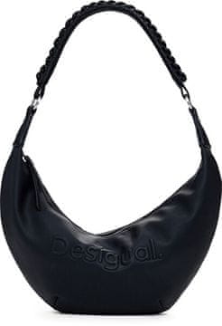 Desigual Ženska torbica Half Logo Zante črna banana torba 25WAXP522000