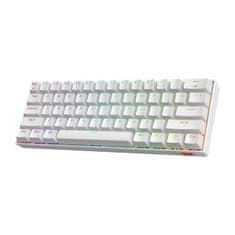 Redragon Draconic K530RGB Pro mehanska tipkovnica, brezžična, Bluetooth, bela