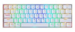 Redragon Draconic K530RGB Pro mehanska tipkovnica, brezžična, Bluetooth, bela