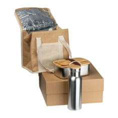 A DESIGN Darilni set s steklenico, lunch boxom in hladilno torbo