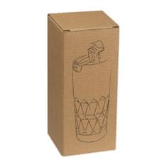 A DESIGN Nerjaveča vakuumska termovka Como 500 ml z nepredušnim pokrovom, črna