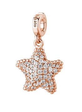 Rosato Bleščeč pozlačen obesek Starfish Storie RZ257