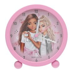 Top Model Stolní budík s nočním světlem MY BFF, Candy, šedo-růžový