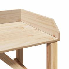 Vidaxl Stojala za rastline Rjava 75 x 40 x 90 cm Trdna borovina