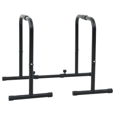 Vidaxl Palica za potpore Črna 116 x 66 x 74.5 cm