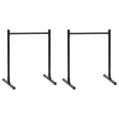 Vidaxl Dip postaje 2 pcs Črna 109 x 90 x 105 cm