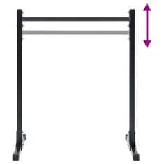 Vidaxl Dip postaje 2 pcs Črna 109 x 90 x 105 cm