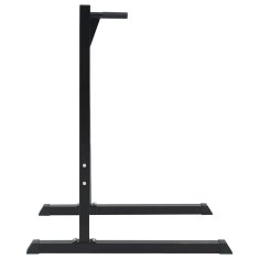 Vidaxl Dip postaja Črna 104 x 66.5 x 122 cm Jeklo s prašnim premazom
