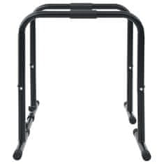 Vidaxl Palica za potpore Črna 116 x 66 x 74.5 cm