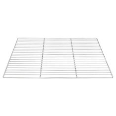 Vidaxl Rešetka za žar srebrna 67 x 40 cm Nerjaveče jeklo