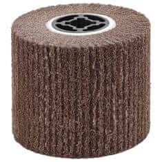 Vidaxl Brusni valji 3 pcs Rjava 12 x 12 x 10 cm Sintetična vlakna