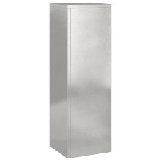 Vidaxl Stojala za rastline 2 pcs srebrna 24 x 24 x 75 cm