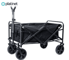 Platinet PCW1057 transportni voziček, zložljiv, črn