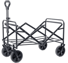 Platinet PCW1057 transportni voziček, zložljiv, črn