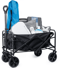 Platinet PCW1057 transportni voziček, zložljiv, črn