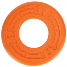 sarcia.eu Pomaračasti aportni disk za psa, frisbee, igrača za metanje za psa 25,5 cm 