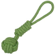 sarcia.eu ŽVEČILNA IGRAČA za pse, MOČNA 39,5 cm, igračka ZA PRINAŠANJE, VLEČENJE, bombažna vrv 
