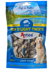 ANTOS ribji priboljški za pse, 100 g
