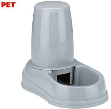 PET Treatment komplet posod za živali, 2x 1200 ml, siv