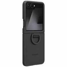 Samsung Original Silicon Case with Ring ovitek EF-PF741TBE za Galaxy Z Flip 6 / Galaxy Z Flip7 - črn