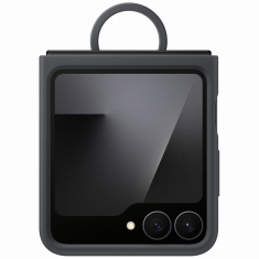Samsung Original Silicon Case with Ring ovitek EF-PF741TBE za Galaxy Z Flip 6 / Galaxy Z Flip7 - črn
