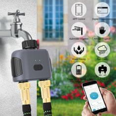 BOT Pametni krmilni ventil za vrtno cev 2-conski Bluetooth GDV2 Tuya