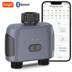 BOT Pametni krmilni ventil za vrtno cev 2-conski Bluetooth GDV2 Tuya