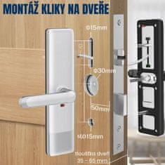 BOT TTLock pametni ročaj H3 srebrn