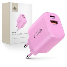 Tech-protect NCA30 omrežni polnilec 30W PD QC, roza